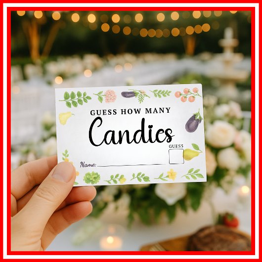 Fresh off Market Rate wie viele Candies Bridal Begleitkarte