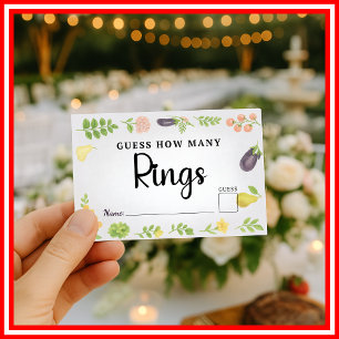 Fresh off Market Rate wie viele Rings Bridal Begleitkarte