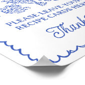 Fresh off Market Rezept Cards Duschzeichen Poster (Ecke)