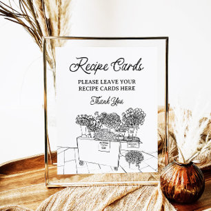 Fresh off Market Rezept Cards Duschzeichen Poster