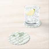 Fresh off Market Sage green whimsical Bouquet Untersetzer (Vor Ort)