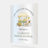 Fresh off Market Summer Citrus Brautparty Acrylschild (Winkel)