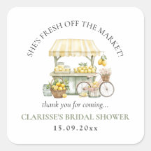 Fresh off Market Summer Citrus Brautparty