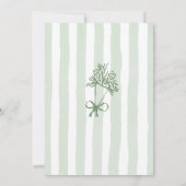 Fresh off Market Whimsical Sage Brautparty Einladung (Rückseite)