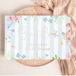 Fresh off Market Wildblume Streifen Wasserfarbe Gästebuch<br><div class="desc">Fresh Off the Market Wildblume Stripes Watercolor Foil Guest Book Matching Artikel erhältlich.</div>