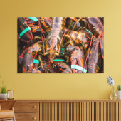 Fresh off the Boat Large 60x39 1,5", Single Leinwanddruck (Insitu (Wohnzimmer))