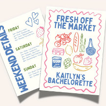 Fresh Off the Market Bachelorette Itinerary Templa