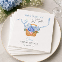 Fresh Off The Market Blaue Hortensien-Brautjungfer