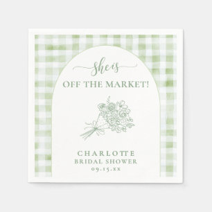 Fresh Off the Market Brautjungfernparty Serviette