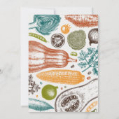 Fresh off the Market Brautparty Einladung (Rückseite)