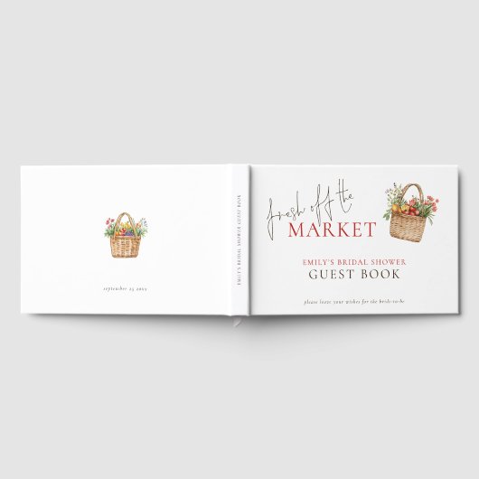 Fresh off the Market Brautparty Gästebuch (Voll)