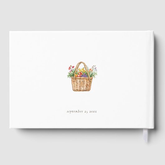 Fresh off the Market Brautparty Gästebuch (Rückseite)