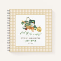 Fresh Off The Market Brautparty Gästebuch