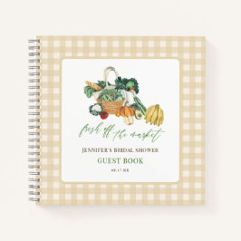 Fresh Off The Market Brautparty Gästebuch Notizblock