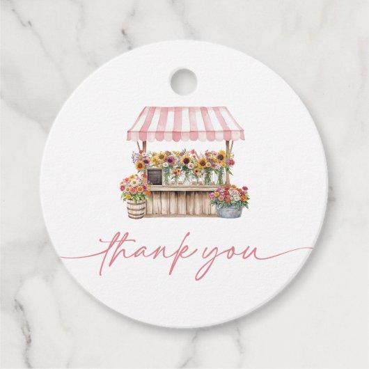 Fresh off the Market Brautparty Geschenkanhänger (Vorderseite)