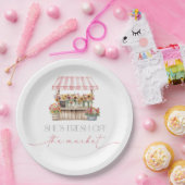 Fresh off the Market Brautparty Pappteller (Party)