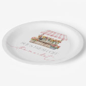 Fresh off the Market Brautparty Pappteller (Schrägansicht)