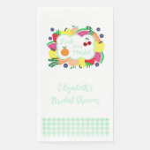 Fresh Off The Market Brautparty Serviette (Vorderseite)