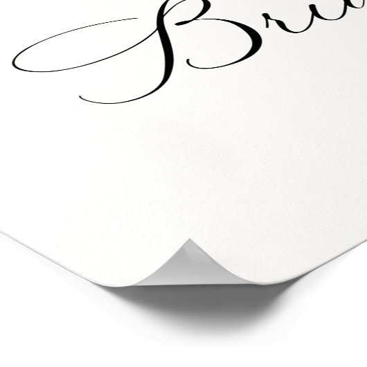 Fresh Off the Market Brautparty Willkommen Poster (Ecke)