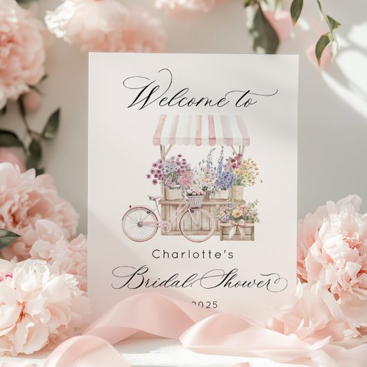 Fresh Off the Market Brautparty Willkommen Poster