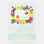 Fresh Off The Market Bridal Shower Acrylschild (Vorderseite)