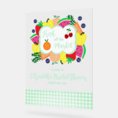 Fresh Off The Market Bridal Shower Acrylschild (Winkel)