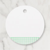 Fresh Off The Market Bridal Shower Geschenkanhänger (Rückseite)