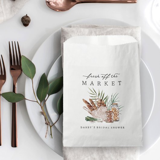 Fresh Off the Market Bridal Shower Geschenktütchen