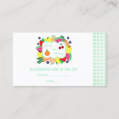 Fresh Off The Market Bridal Shower Guess How Many Begleitkarte (Vorderseite)