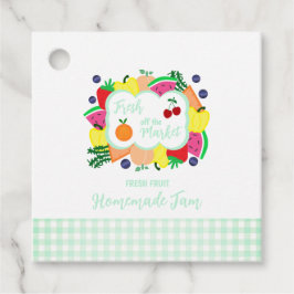 Fresh Off The Market Bridal Shower Homemade Jam Geschenkanhänger