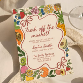 Fresh off the Market Bridal Shower Invitation Temp Einladung