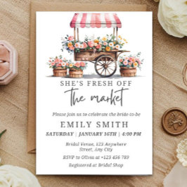 Fresh Off The Market Bridal Shower Invitation Temp Einladung