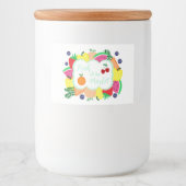 Fresh Off The Market Bridal Shower Lebensmitteletikett (Vorderseite)