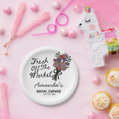 Fresh Off The Market Bridal Shower Pappteller (Party)