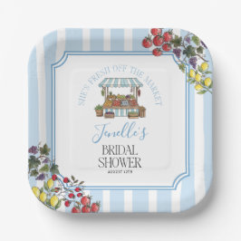 Fresh Off The Market Bridal Shower Pappteller