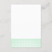 Fresh Off The Market Bridal Shower Registry Begleitkarte (Rückseite)