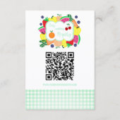 Fresh Off The Market Bridal Shower Registry Begleitkarte (Vorderseite)