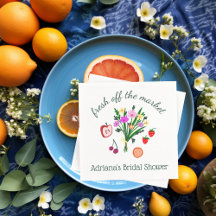 FRESH OFF THE MARKET Cute Custom Bridal Shower