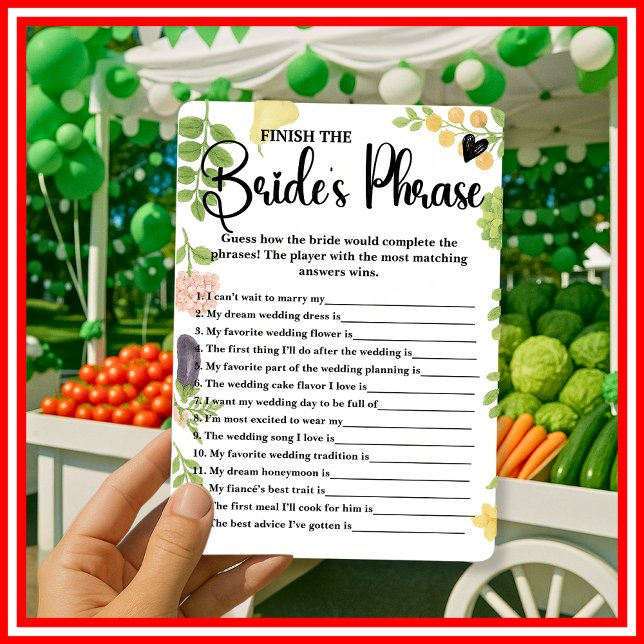 Fresh off the Market - Das Brides Phrase Game wird (Von Creator hochgeladen)