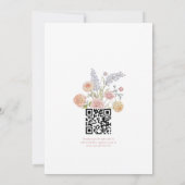 Fresh Off the Market Floral Bridal Shower Einladung (Rückseite)