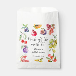 Fresh Off The Market Fruits Bridal Shower Welcome Geschenktütchen