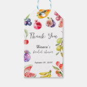 Fresh off the Market Obsts Brautparty Willkommen Geschenkanhänger (Vorderseite)