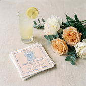 Fresh Off The Market Sketch Florale Hochzeitsdusch Serviette