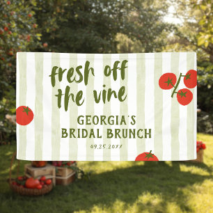 Fresh Off The Vine Tomaten-Brautjungfernparty Banner