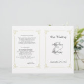 Fresh Olive Green Art Deco Feierliche Hochzeiten (Stehend Vorderseite)