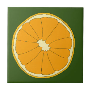 Fresh Orange Citrus Fliese