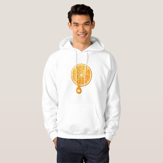 Fresh Orange Mens Hoodie (Vorne ganz)