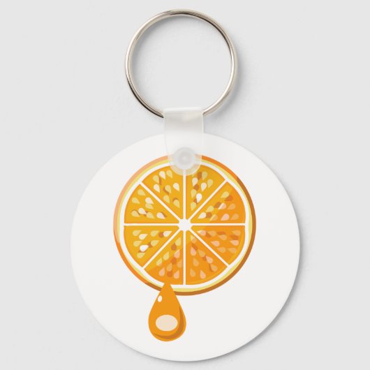 Fresh Orange Schlüsselanhänger (Vorderseite)