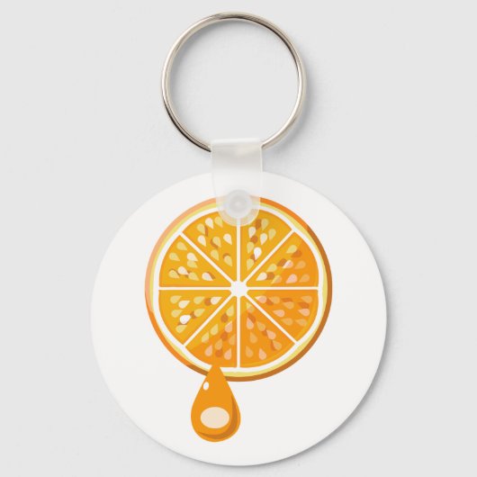 Fresh Orange Schlüsselanhänger (Rückseite)