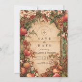 Fresh Orchard Botanical Wedding Save The Date (Vorderseite)